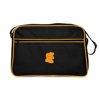 Vintage Good Vibes - Retro Bag - black/gold - Front