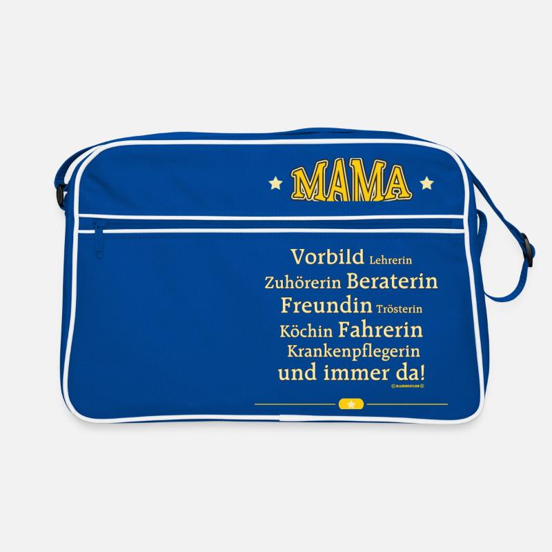 Mama Vorbild Muttertag RAHMENLOS® Retro Tasche