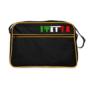 italie - Sac Retro - noir/or - Devant