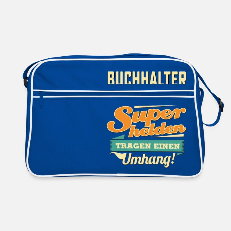 Superhelden Umhang - Buchhalter - RAHMENLOS Beruf Retro Tasche