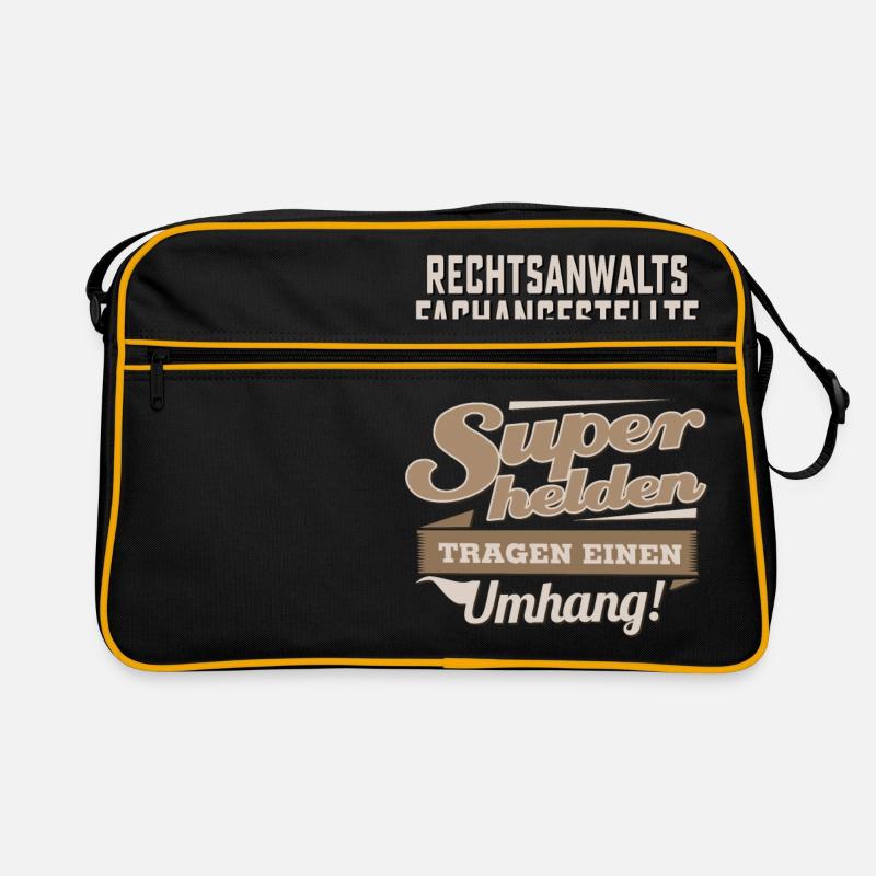 Superhelden in Sepia - Retro Tasche