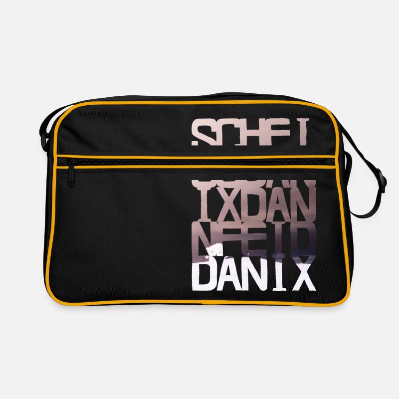scheiss da nix dann feid Retro Tasche