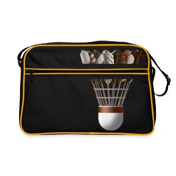 Federball - Badminton - Retro Bag - black/gold - Front