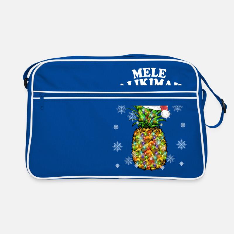 Mele Kalikimaka Pineapple Christmas Retro Bag