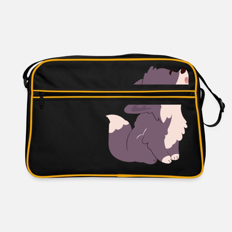 Loup doux Sac Retro