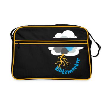 Lightning Marker - Retro Bag - black/gold - Front
