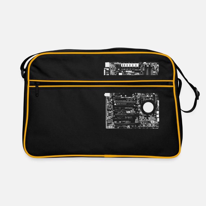 Mainboard - Nerd & Geek Hardware - Retro Bag - black/gold