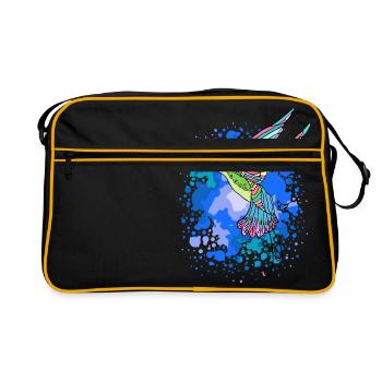 Humming-bird - Retro Bag - black/gold - Front