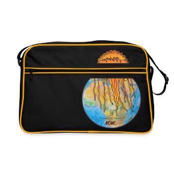 Les méduses sont des créateurs de vie - les gardiens d'Orbis - Sac Retro - noir/or - Devant
