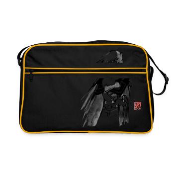 albator and simon's cat - Sac Retro - noir/or - Devant