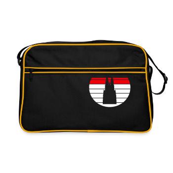 Cologne cathedral - Retro Bag - black/gold - Front