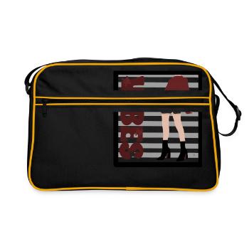 Fashion but make it Dark - Sac Retro - noir/or - Devant