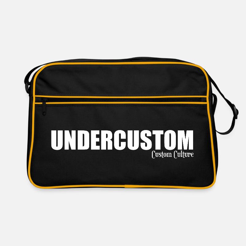 UNTERBENUTZERDEFINIERT - Retro Tasche - Schwarz/Gold