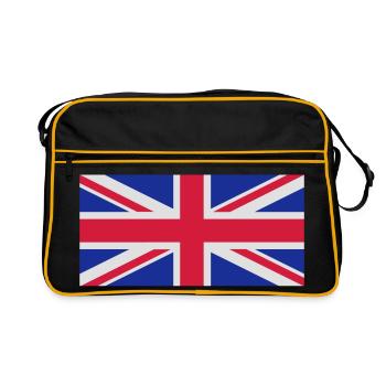 British flag - Retro Bag - black/gold - Front