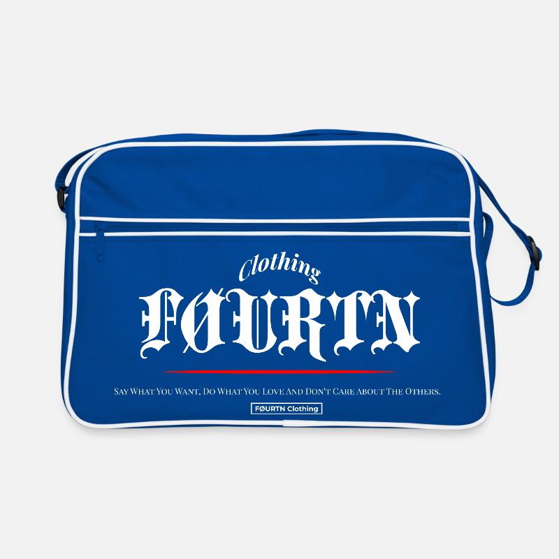 FØURTN Dites ce que vous voulez (blanc) Sac Retro