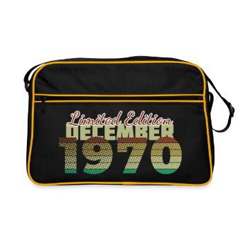 55th Birthday Limited Edition (SCR) 12/1970 - Retro Bag - black/gold - Front