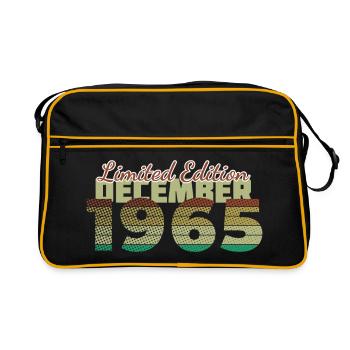 60th Birthday Limited Edition (SCR) 12/1965 - Retro Bag - black/gold - Front