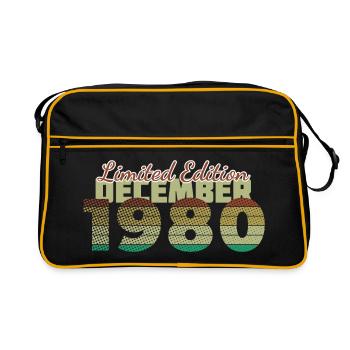 45th Birthday Limited Edition (SCR) 12/1980 - Retro Bag - black/gold - Front