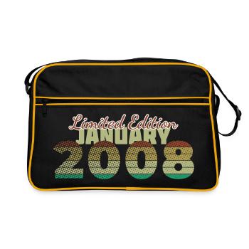 18th Anniversary Limited Edition (SCR) 01/2008 - Retro Bag - black/gold - Front