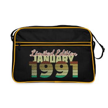 35e anniversaire Édition Limitée (SCR) 01/1991 - Sac Retro - noir/or - Devant
