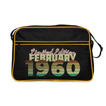 66th Birthday Limited Edition (SCR) 02/1960 - Retro Bag - black/gold - Front