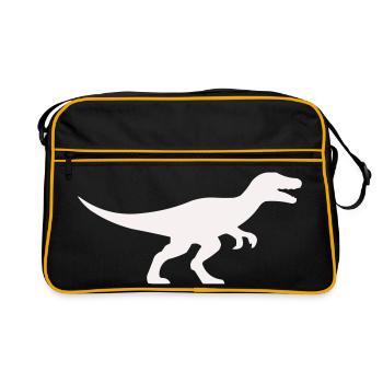 Raptor T Rex Silhouette - Sac Retro - noir/or - Devant