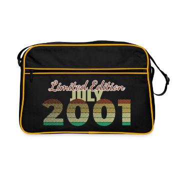 25th Anniversary Limited Edition (SCR) 07/2001 - Retro Bag - black/gold - Front