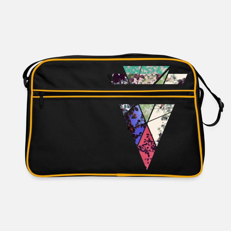 TRI_1 - triangle, ornament, vintage, spring, cool Retro Bag
