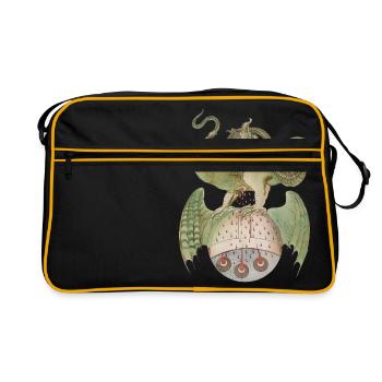 Middle Ages Dragon - Retro Bag - black/gold - Front