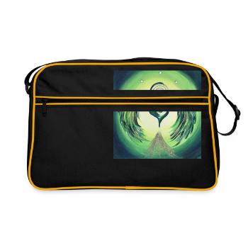 Heart Angel of Trauma Resolution - Retro Bag - black/gold - Front