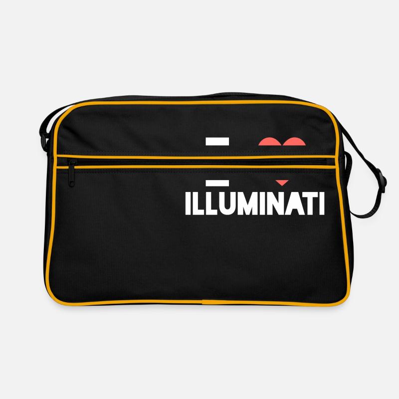 j'adore les illuminati Sac Retro