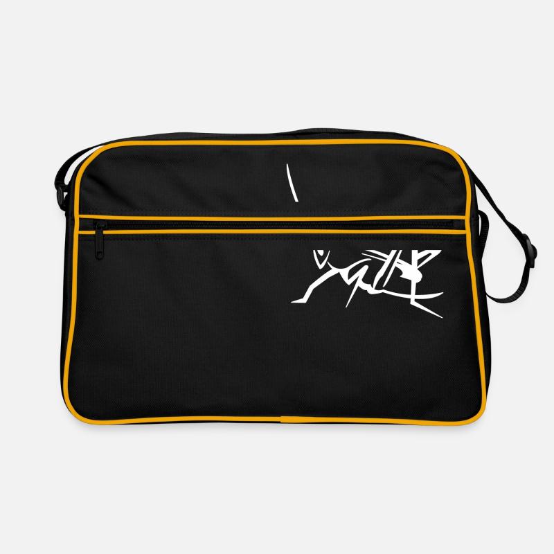 Sauterelles - Sac Retro - noir/or