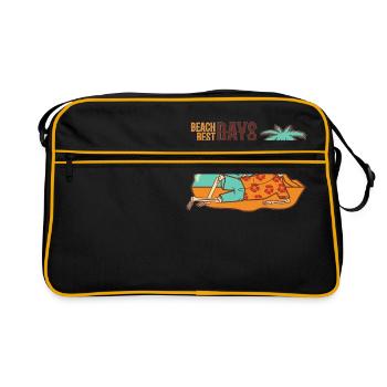 Beach Best Days - Sac Retro - noir/or - Devant