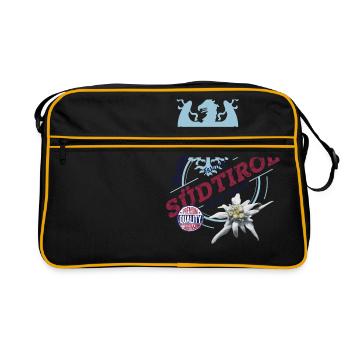 MADE IN SÜDTIROL - Retro Bag - black/gold - Front