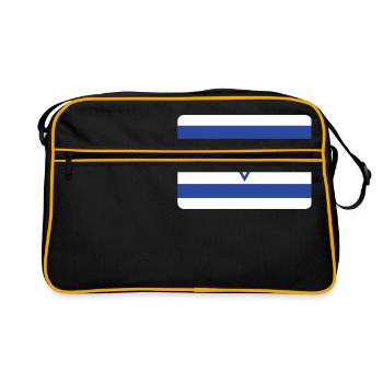 ISRAEL - Retro Tasche - Schwarz/Gold - Vorne