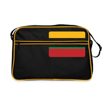 LITHUANIA IS NO. 1 - Retro Bag - black/gold - Front
