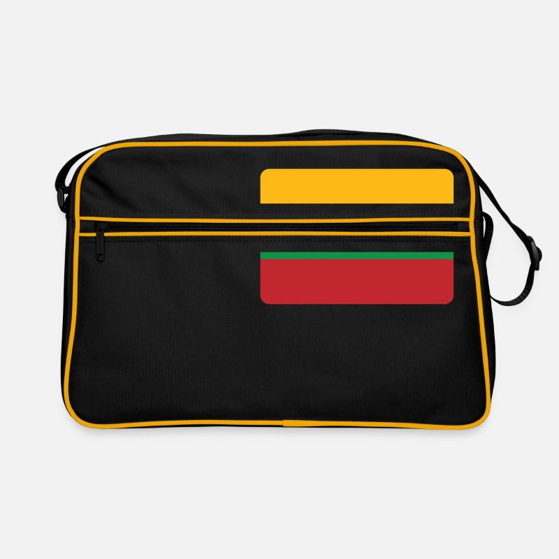 LITHUANIA IS NO. 1 - Retro Bag - black/gold