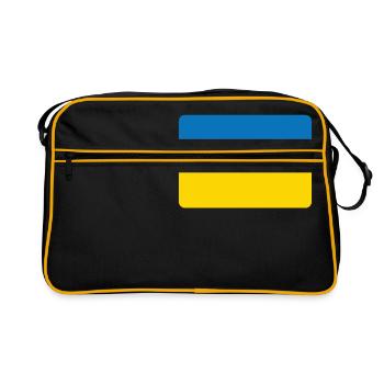 UKRAINE IS NO. 1 - Retro Bag - black/gold - Front