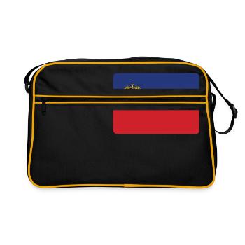 LICHTENSTEIN IS NO. 1 - Retro Bag - black/gold - Front