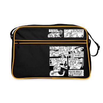 New Dimension - Retro Bag - black/gold - Front