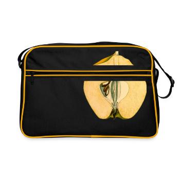 herb rosemary parsley thyme dill oregano - Retro Bag - black/gold - Front