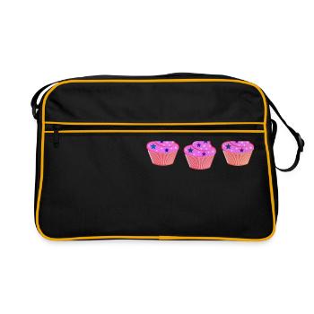 Muffins - Sac Retro - noir/or - Devant