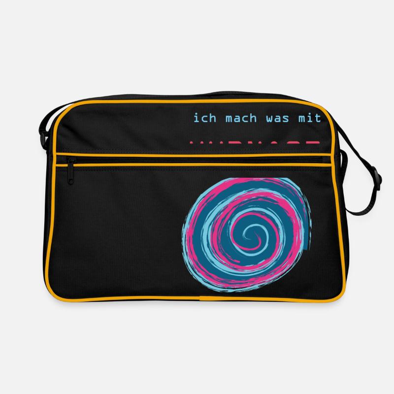 Hypnose - Retro Tasche - Schwarz/Gold