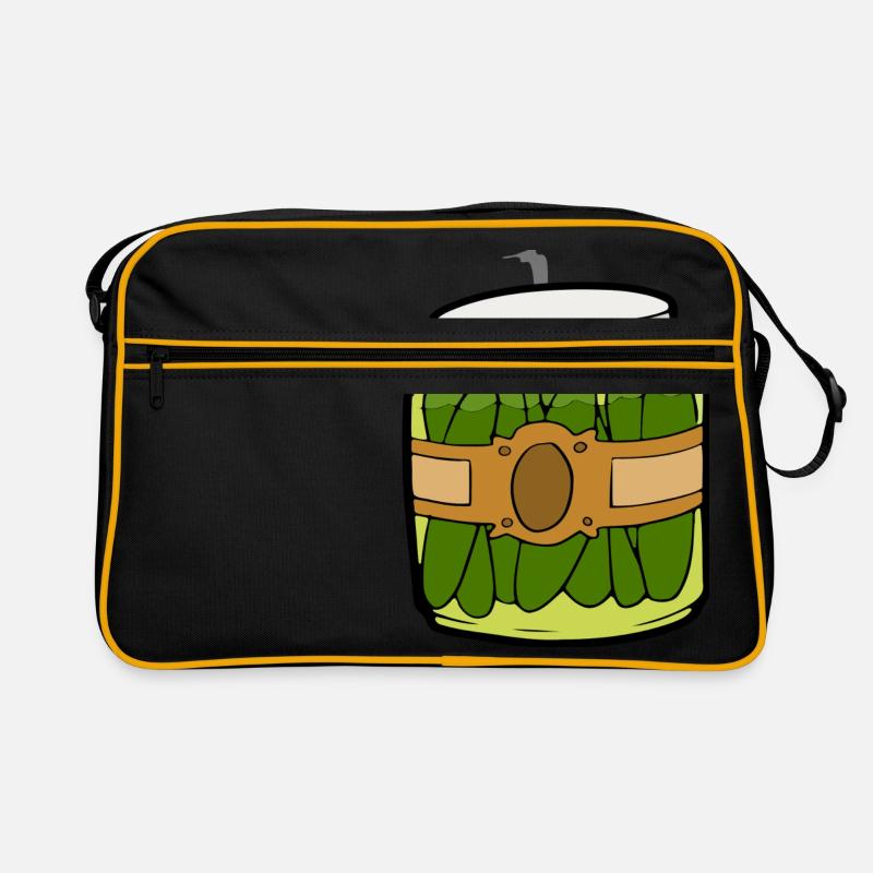 Gewürzgurken Glas Geschenk Idee Retro Tasche