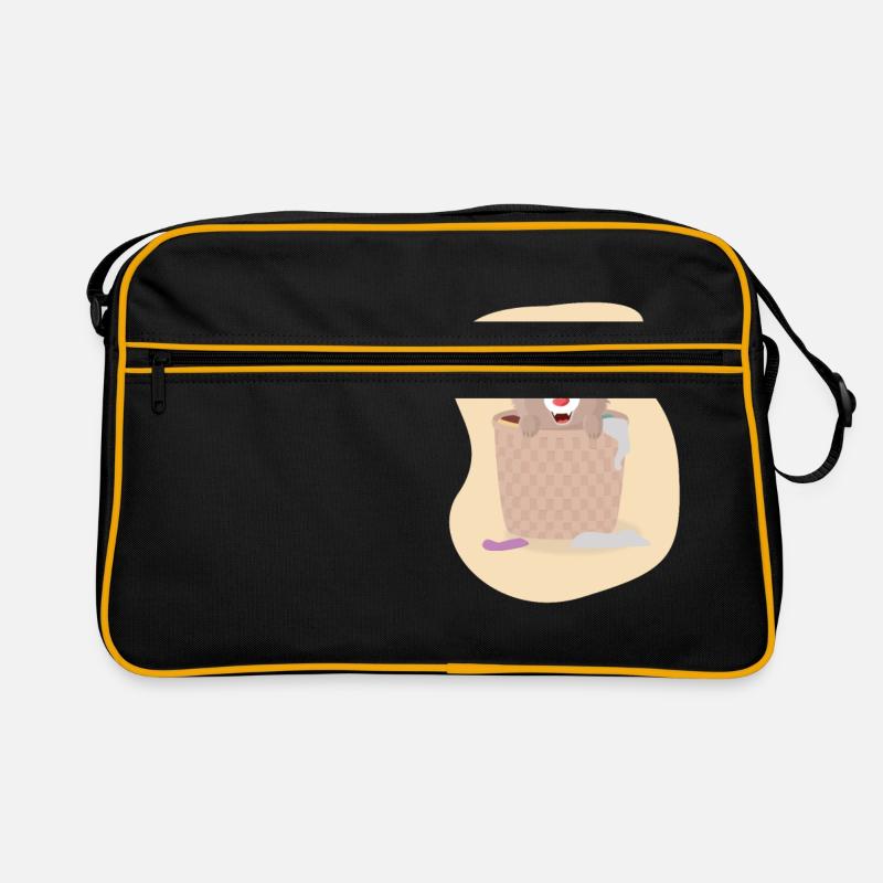 Waschtag - Sac Retro - noir/or