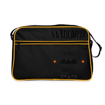 La Rochelle, Belle et Rebelle ! - Sac Retro - noir/or - Devant