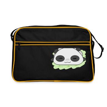 panda - Retro Bag - black/gold - Front