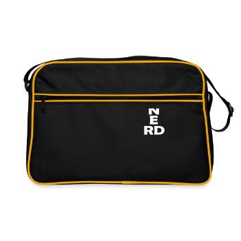 Nerd - Retro Bag - black/gold - Front