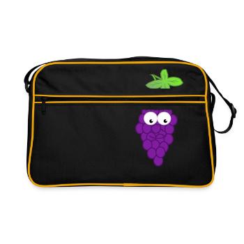 grape - Retro Bag - black/gold - Front