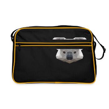 Mr. Koala - Retro Bag - black/gold - Front